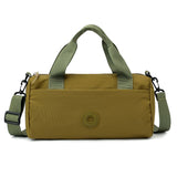 Olive green Lightweight Large Capacity Sports Duffel Bag - Portable Crossbody Travel Gym Handbag for Yoga Outdoor Activities