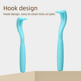 2-Pack  Green Pet Tick Remover Tool Set - Small Medium Large Flea and Tick Hook Removers