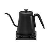 Black Gooseneck Electric Kettle with Temperature Control - 0.8L Smart Pour Over Coffee Kettle