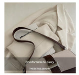 Coffee color Fashion Retro Crossbody Bag French Chic Small Shoulder Bag Women’s Baguette Underarm Bag - Side View