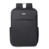 Black Large Capacity Airbag Backpack Multi-Compartment Laptop Backpack Travel Business Bag