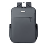 Dark grey Large Capacity Airbag Backpack Multi-Compartment Laptop Backpack Travel Business Bag