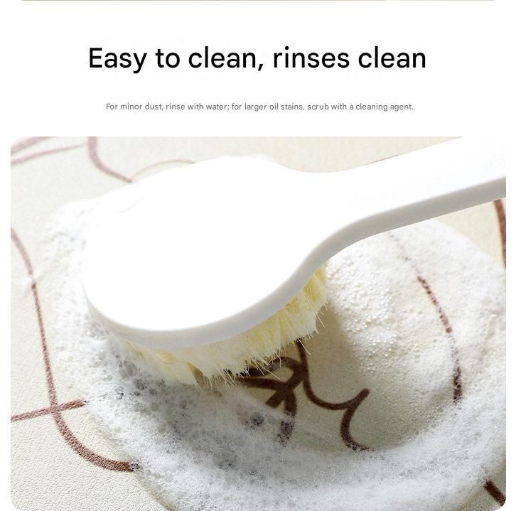 2-Piece Faucet Draining Mat Set Absorbent Sink Splash Guard Quick Dry Counter Mat 10x61cm(Pug)