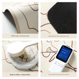 2-Piece Faucet Draining Mat Set Absorbent Sink Splash Guard Quick Dry Counter Mat 10x61cm(Pug)