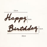 Felt Birthday Banner Set with Interchangeable Numbers 0-9 Pom Pom Garland Pennant Flags Happy Birthday Decoration - Top-Down View