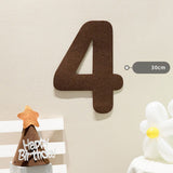 Felt Birthday Banner Set with Interchangeable Numbers 0-9 Pom Pom Garland Pennant Flags Happy Birthday Decoration