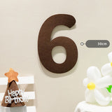 Felt Birthday Banner Set with Interchangeable Numbers 0-9 Pom Pom Garland Pennant Flags Happy Birthday Decoration - Extra Image