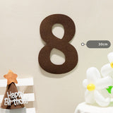 Felt Birthday Banner Set with Interchangeable Numbers 0-9 Pom Pom Garland Pennant Flags Happy Birthday Decoration - Extra Image