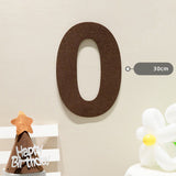 Felt Birthday Banner Set with Interchangeable Numbers 0-9 Pom Pom Garland Pennant Flags Happy Birthday Decoration - Extra Image