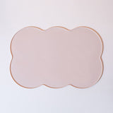 3-Piece Grey Silicone Placemat Set Cloud Shape Non-Slip Heat Resistant Kids Dining Mat