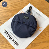 Grey Packable Bucket Hat Unisex Wide Brim Foldable Sun Protection Hiking Travel Cap