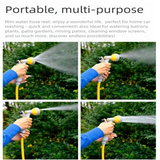 Blue Portable Hose Reel Cart with 14m Hose 7-Pattern Spray Gun Garden Watering System