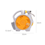 Green Portable Hose Reel Cart with 14m Hose 7-Pattern Spray Gun Garden Watering System - Extra Image