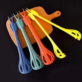 Yellow  2-Piece 3-in-1 Multi-Functional Egg Whisk & Food Tongs Set