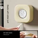 Light green Wall Mounted Plastic Wrap Dispenser Storage Box with 200 Preservation Films - Side View