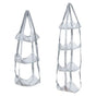 Grey 3-Layer + 4-Layer Hanging Mesh Storage Bag Set for Balls Toys and Sports Gear