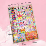895-Piece Cute Hair Accessories Gift Set with Elastic Rubber Bands - Perfect Gift for Girls