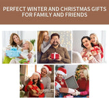 1 Pairs Wireless Electric 3 Levels Heated Fingerless Gloves  with Windproof Waterproof PU Leather, USB-C Rechargeable Outdoor Activities Hand Warmer for Men Women Riding Home Office - Close-Up Angle