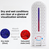 Mini Renewable Dehumidifier Device for Cupboard Drawer Basement – Wireless Rechargeable Silica Gel Wardrobe Moisture Absorber & Anti-Mould Dessicant Dryer Box - Side View