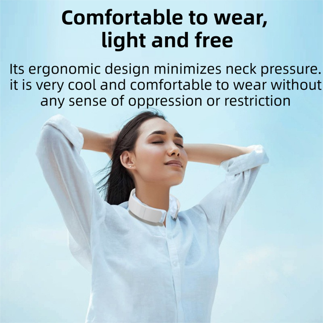 Black Reusable Neck Cooling Ring – 360° Omnidirectional Wearable Ice Collar for Summer Heat Relief, Battery-Free Ergonomic Cooling Tube for Outdoor Sports Fitness