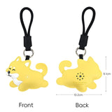 Shiba Inu Squeeze Meow Sounding Keychain Pendant – Eco-Friendly Leather Cat and Dog Bag Charm for Stress Relief, Backpack Decor and Gift Giving