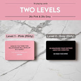DRUNK LOVERS 54-Card Game - Compact Party Fun Multiple Players Drinking Card Game Set for Friends, Couples & Game Nights - Front View