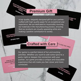 DRUNK LOVERS 54-Card Game - Compact Party Fun Multiple Players Drinking Card Game Set for Friends, Couples & Game Nights - Side View