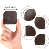 8-Pack Coffee Nylon Non-Stick Pan Scraper Set with Ergonomic Angled Edges Design – Multipurpose Kitchen Cleaning Scraper for Cast Iron, Bakeware & Cookware