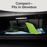 Car Windshield Rotating Defogger Cleaner Brush with 6 Washable Microfibre Pads, Spray Bottle and Detachable Handle for Home Car Fog Dust Stain Removal - Close-Up Angle