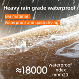 3 Piece Rainy Day Pet Care Set - 6XL Size Waterproof Dog Hooded EVA Transparent Raincoat with Full-Coverage Poncho Design Adjustable Snaps and Leash Access, Free High Absorbency Quick Dry 30 × 30cm Towel and 140 × 70cm Large Bath Towel for Small Medium La - 45-Degree Angle