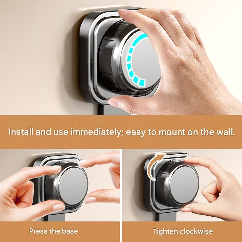 2 pack Milky white Suction Cup Mop and Broom Holder Wall Mount - No Drill Adhesive Hook for Bathroom, Kitchen and Laundry, Strong Hold Reusable Storage Organiser for Cleaning Tools