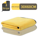 Yellow and Grey 30*30cm Pet  Bath Towel- Thickened Coral Fleece Super Absorbent Quick Dry Bath Towel for Dogs and Cats, Non Shedding Grooming Wrap