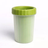 Green big size Pet Paw Cleaner Cup Portable Dog Paw Washer with Soft Silicone Bristles TPR Silicone Cleaning Cup for Muddy Paws Dogs and Cats