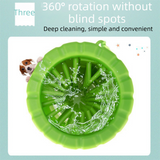 Green big size Pet Paw Cleaner Cup Portable Dog Paw Washer with Soft Silicone Bristles TPR Silicone Cleaning Cup for Muddy Paws Dogs and Cats