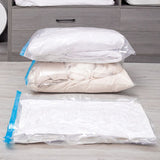 11-piece Vacuum Storage Bags Set(2 small, 2 medium, 3 large, 3 extra large, 1 hand pump)- Heavy Duty Space Saving Compression Bags for Clothes Quilts Bedding Moisture Proof Wardrobe Organisation Travel Storage Reusable Durable Seal - Extra Image