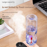 3PCS Smart Home Atmosphere Set – White USB Rechargeable Camera Humidifier & 2pcs White RGB Motion Sensor Wall Light, Magnetic Wireless Night Lamp with Remote Control for Bedroom, Living Room & Office - Extra Image
