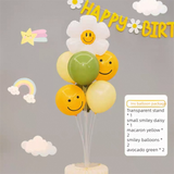2 Pack Daisy Birthday Balloon Table Centerpiece Set（