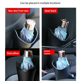 Car Umbrella Storage Bucket—a hanging storage container that is convenient to use; suitable for seatbacks or car doors, it is compact, practical, and doubles as a trash bin.