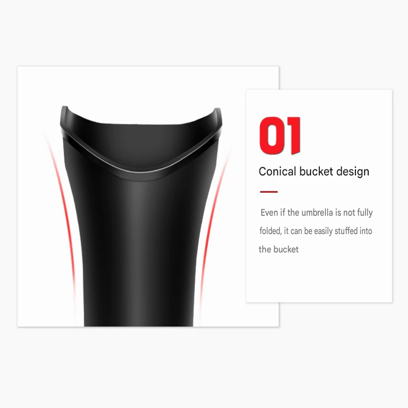 Car Umbrella Storage Bucket—a hanging storage container that is convenient to use; suitable for seatbacks or car doors, it is compact, practical, and doubles as a trash bin.