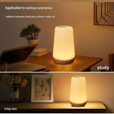 White LED Rechargeable Night Light with 13 Colors – 1200mAh Touch Bedside Lamp & Portable Ambient Lighting