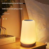 White LED Rechargeable Night Light with 16 Colors – 1200mAh Touch Bedside Lamp & Portable Ambient Lighting
