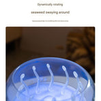 Black Jellyfish Aroma Diffuser Humidifier LED Night Light 280ml USB Essential Oil Diffuser with 3 Timing Modes Color Changing Ambient Mist Lamp for Bedroom Office Relaxation