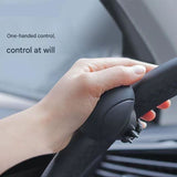 Car Steering Wheel Spinner Ball — Crafted from silicone, nylon, and metal, it features 360-degree rotation and a non-slip grip. Easy to install, it helps you steer effortlessly and navigate turns smoothly