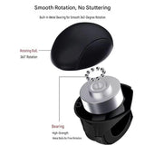 Car Steering Wheel Spinner Ball — Crafted from silicone, nylon, and metal, it features 360-degree rotation and a non-slip grip. Easy to install, it helps you steer effortlessly and navigate turns smoothly