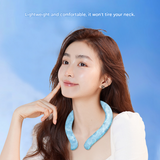 Lemon Instant Cool PCM Neck Ring - 28°C Phase Change Material for Sweat-Free Relief - Ultra-Light 135g Comfort for Sports, Office, and Summer Travel - Side View
