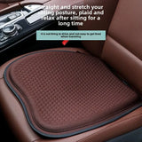 Purple Universal Honeycomb Gel Seat Cushion - Breathable Cooling Pad for Car & Office - Ergonomic Pressure Relief & Non-Slip Design for Long Sitting - Rear View