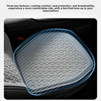 Pink Universal Cooling Gel Seat Cushion - TPR Breathable Honeycomb Pad for Car & Office Chair