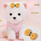 Size L Bee Fleece Hoodie Jumper for Small Dogs & Cats with 5 Hair Clips - Winter Warm Pet Apparel Australia