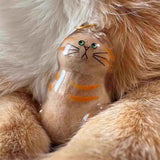 Ginger Cat Complete Cat Care Set - One-Touch Deshedding Brush, Stainless Steel Nail Clipper & Fur Collection Locket - Extra Image