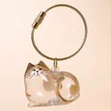 Calico cat Complete Cat Care Set - One-Touch Deshedding Brush, Stainless Steel Nail Clipper & Fur Collection Locket
